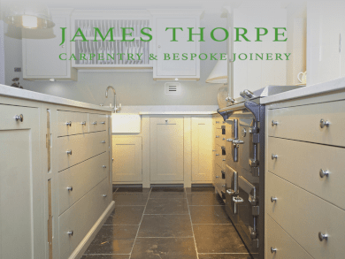 Screenshot of website - James Thorpe Carpentry